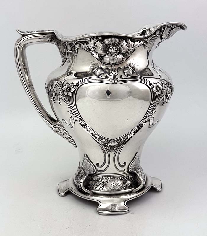 Gorham Athenic sterling silver pitcher